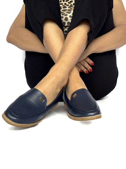 Mocasines Cleo Azul Oscuro