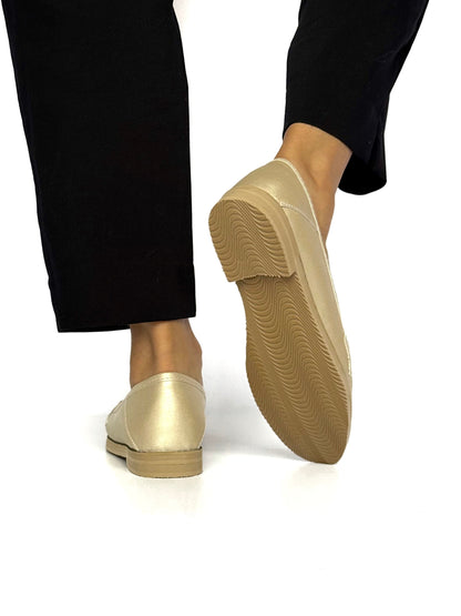 Mocasines Nina Champaña