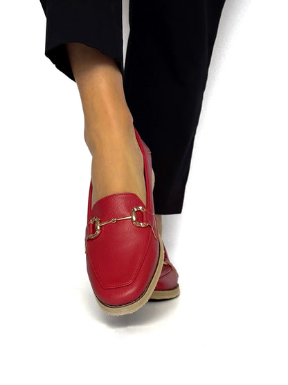 Mocasines Nina Rojo