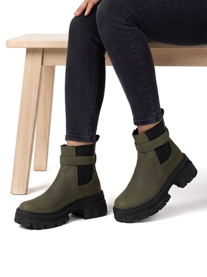 Botines Ilse Verde Oliva