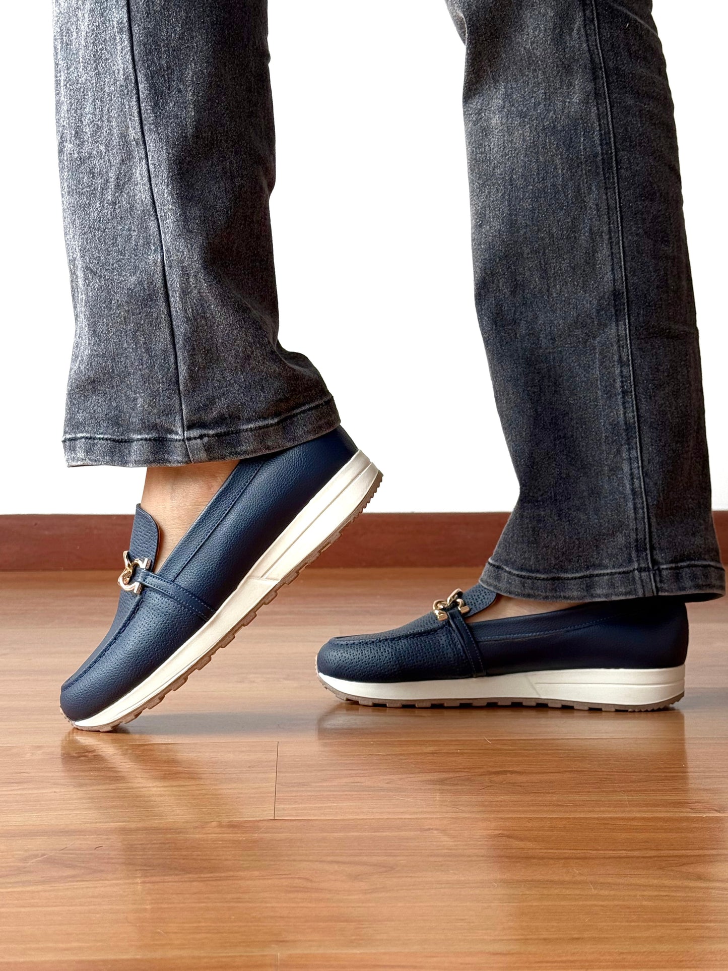 Mocasines Dana Azul
