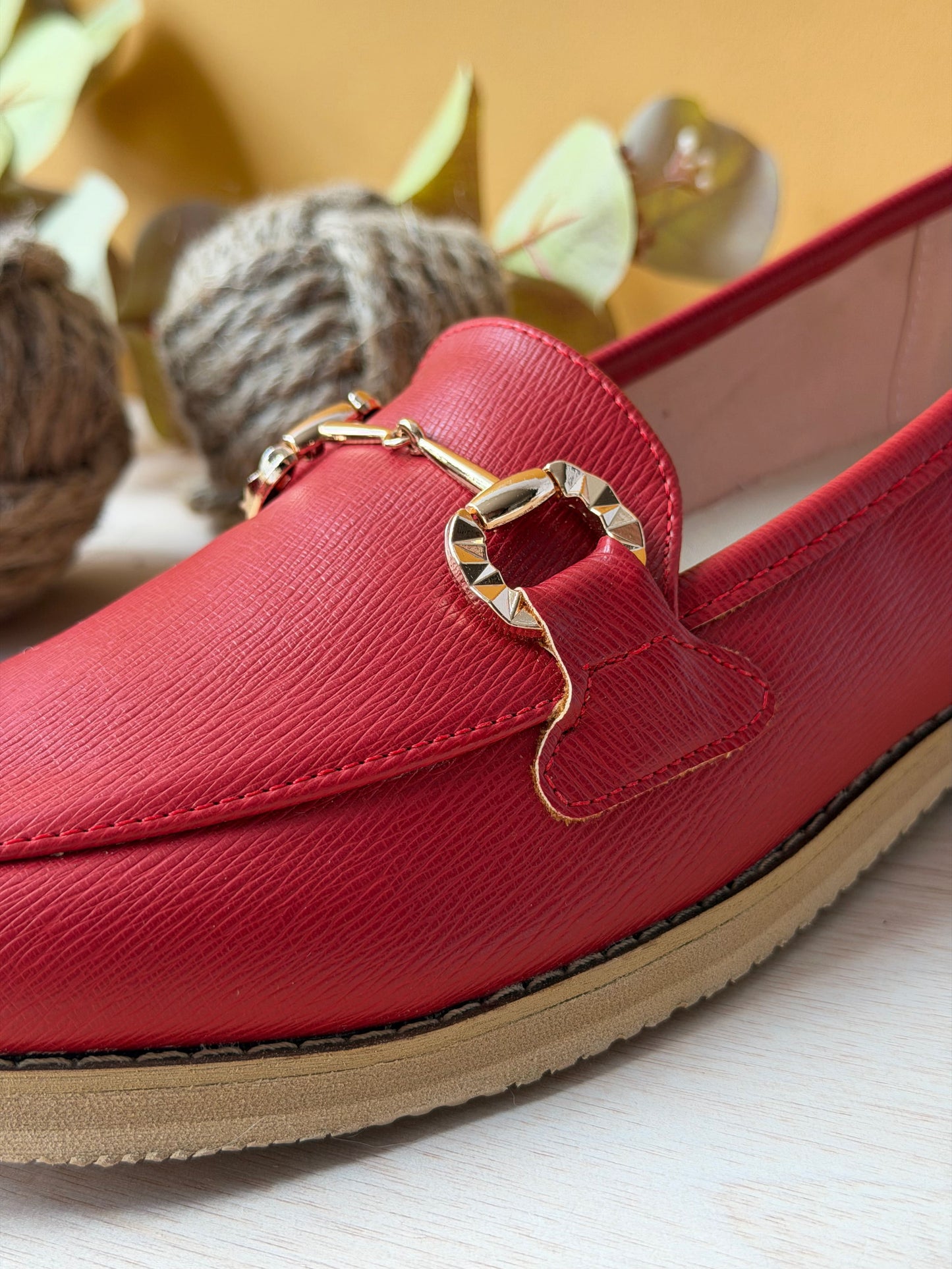 Mocasines Nina Rojo