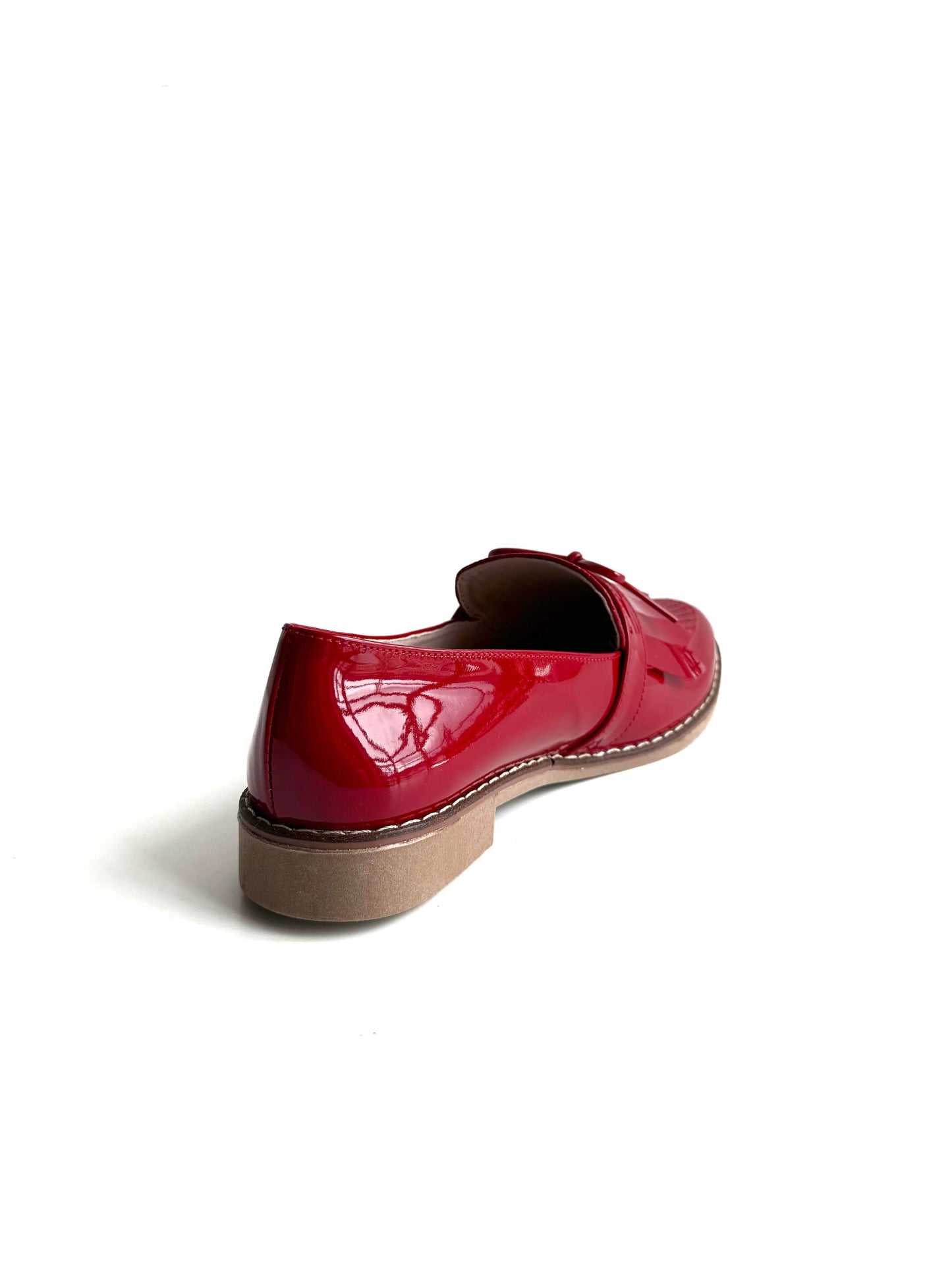 Mocasines Mary Rojo