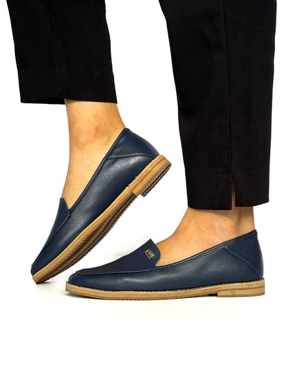 Mocasines Cleo Azul Oscuro