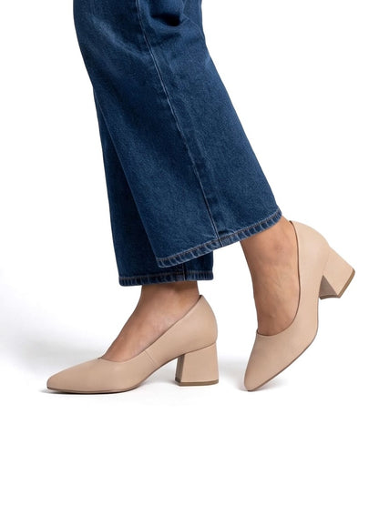 Tacones Sure Almendra