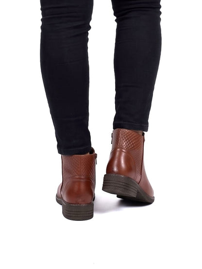 Botines Iria Coñac