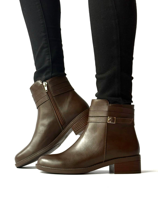 Botines Tais Café