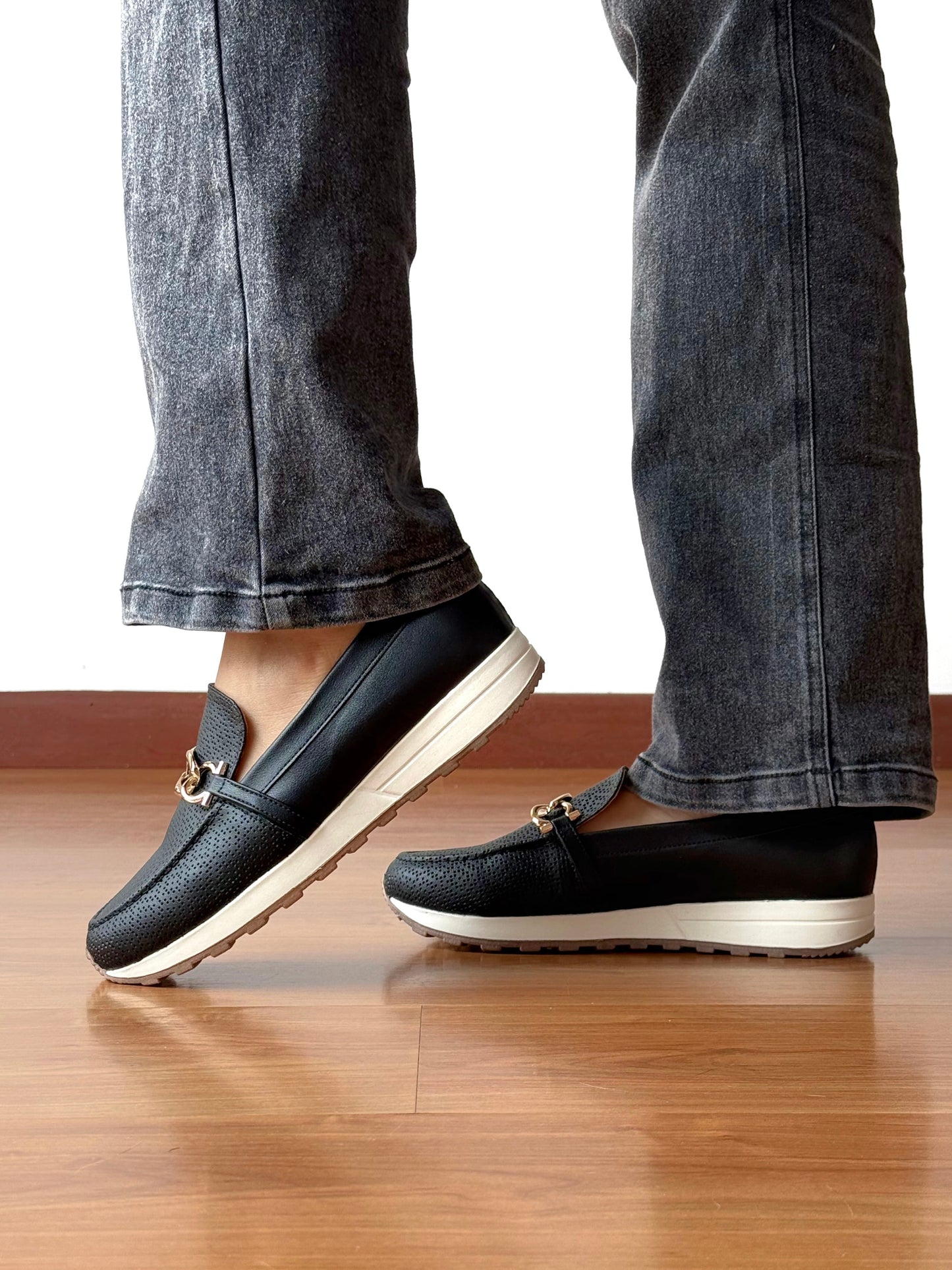 Mocasines Dana Negro