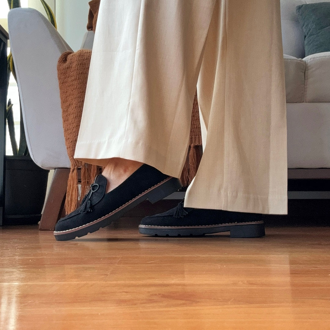 Mocasines Lis Negro