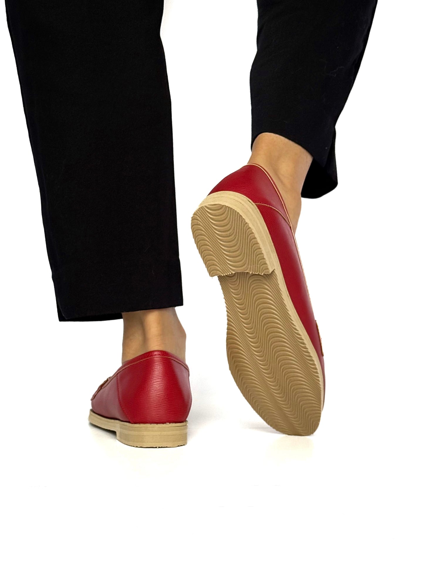 Mocasines Nina Rojo