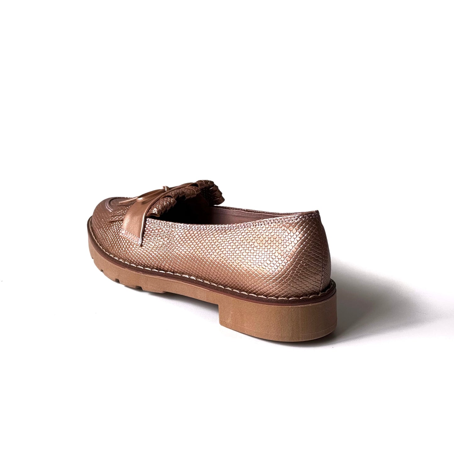 Mocasines Mila Oro Rosa