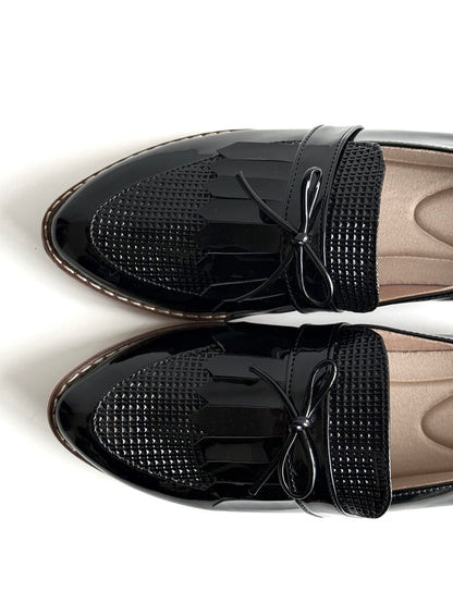 Mocasines Mary Negro