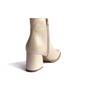 Botines Silvi Beige Charol