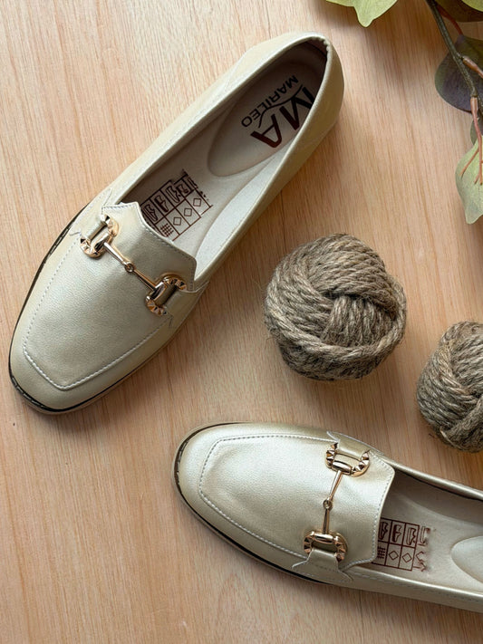 Mocasines Nina Champaña