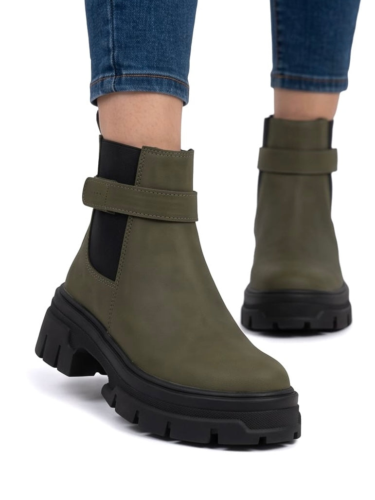 Botines Ilse Verde Oliva
