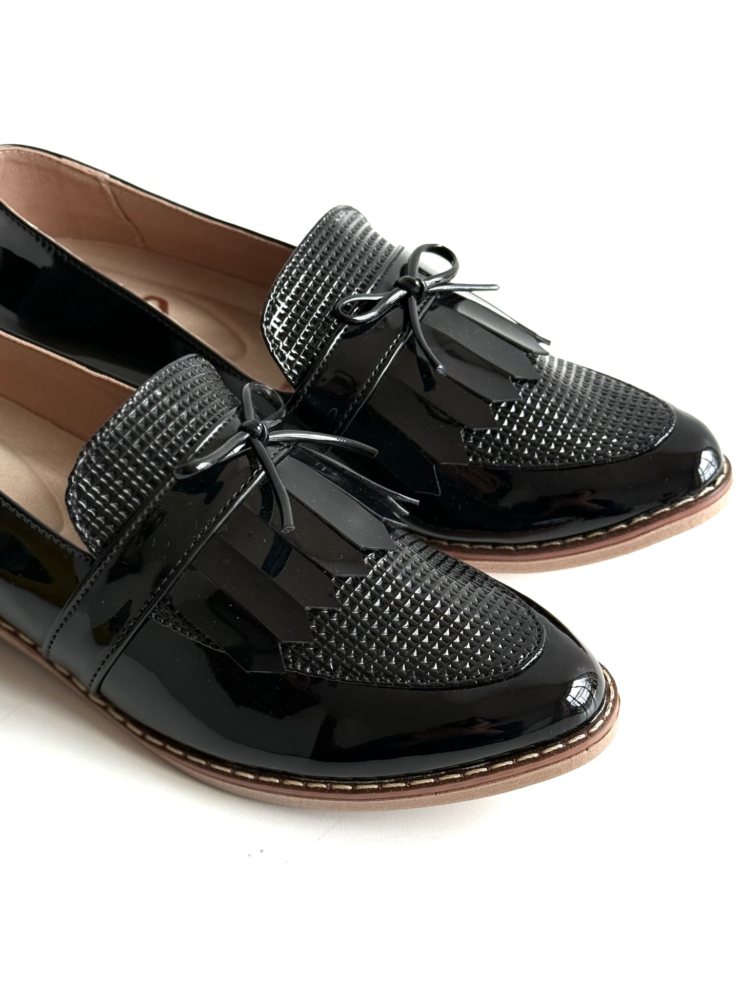 Mocasines Mary Negro