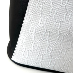 Cartera Galo Blanco/Negro
