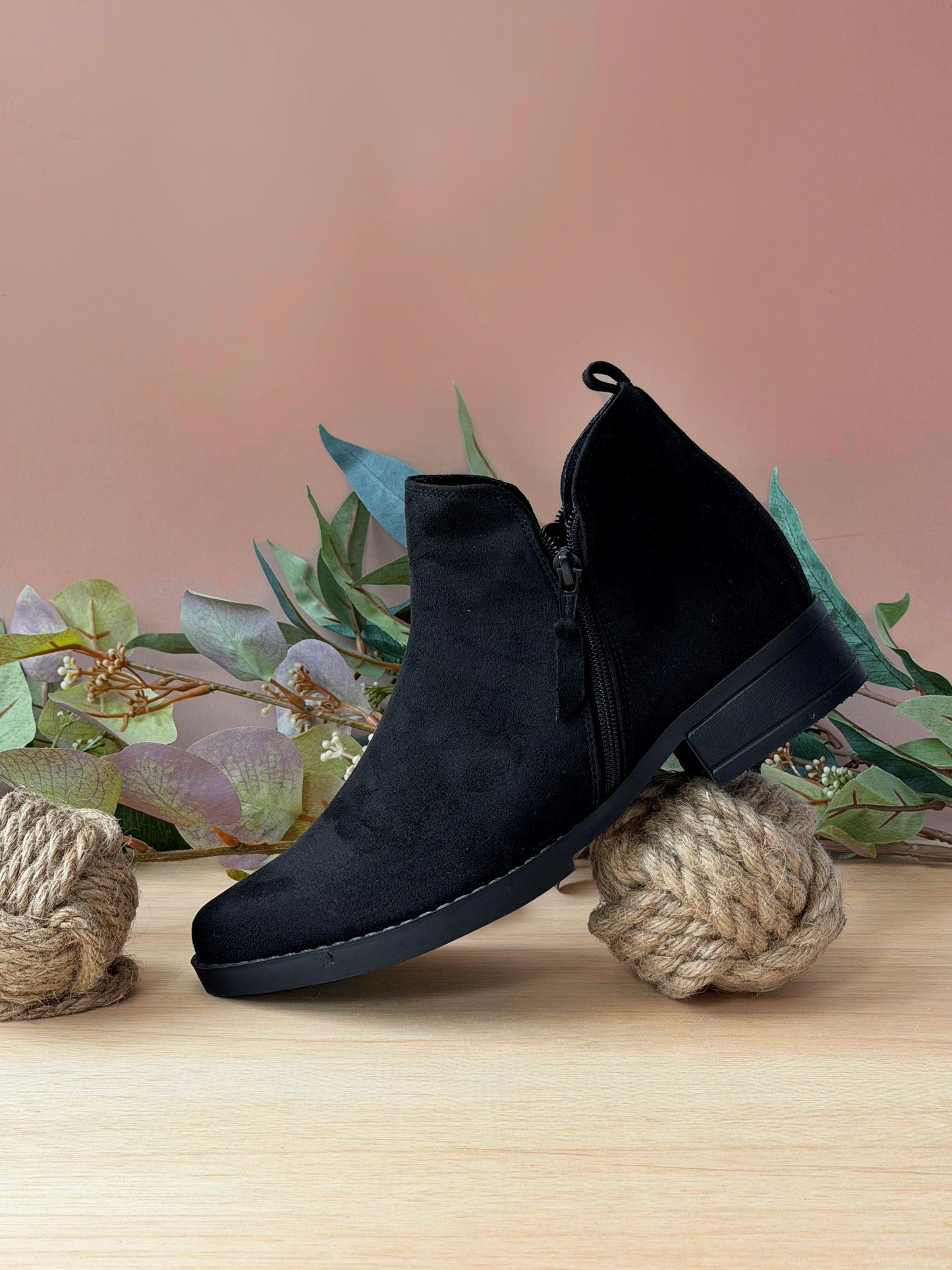 Botines Mely  Negro