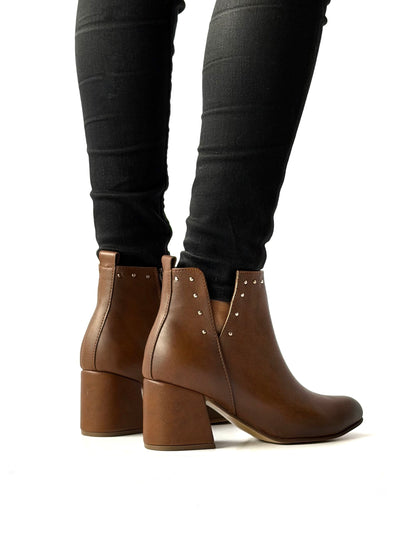Botines Marie Canela