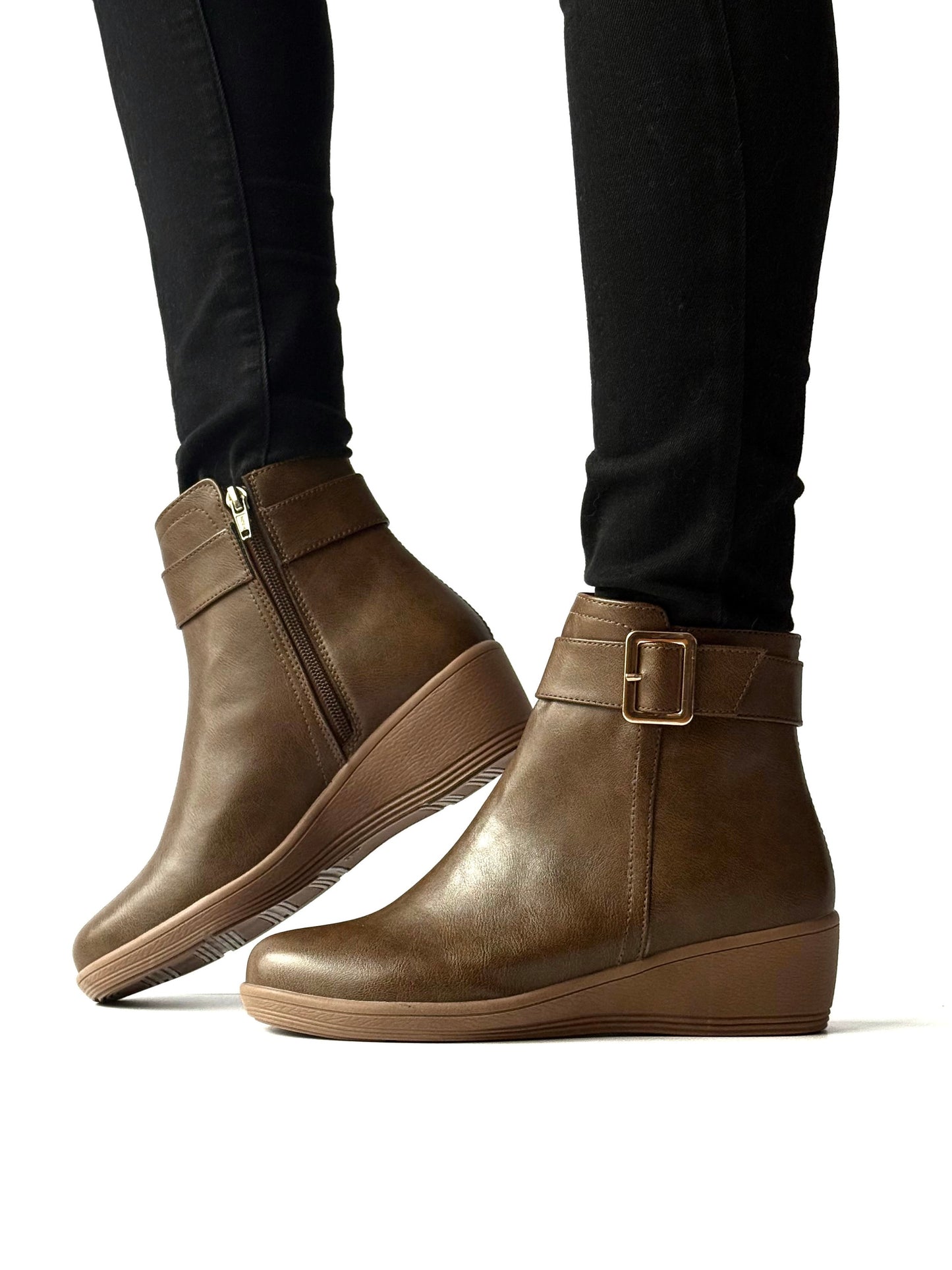 Botines Taw Almendra