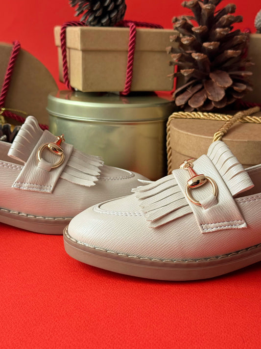 Mocasines Adel Blanco Hueso