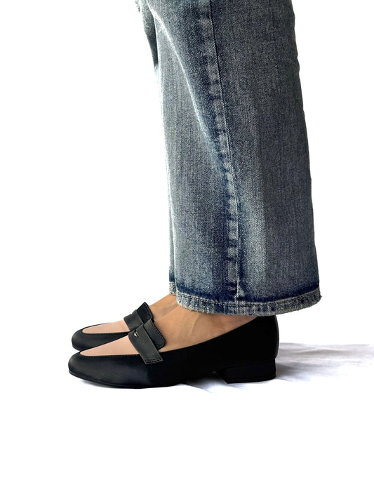Mocasines Ceci Negro Nude