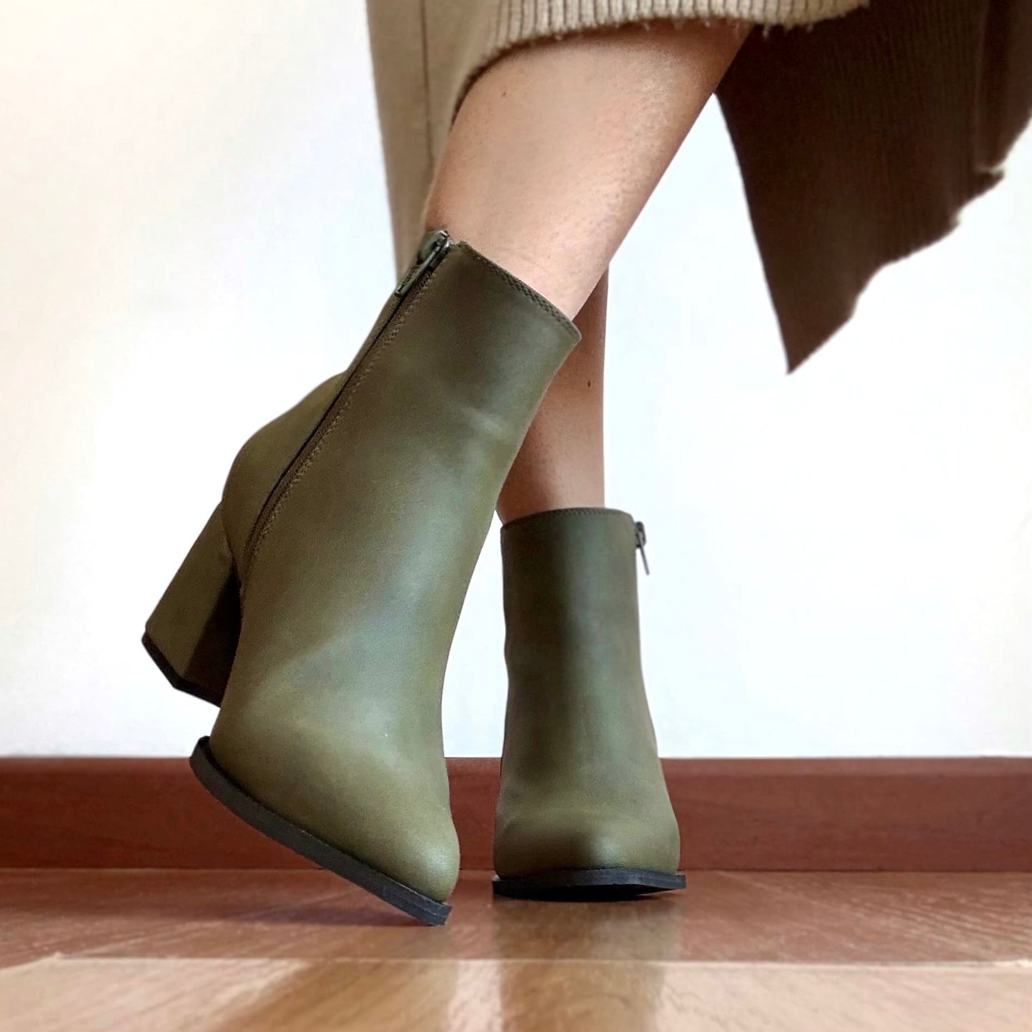 Botines Angie Verde
