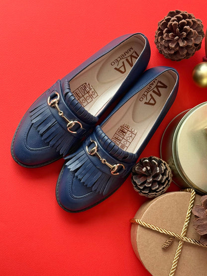 Mocasines Adel Azul