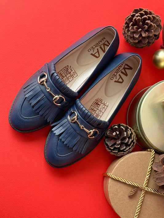 Mocasines Adel Azul