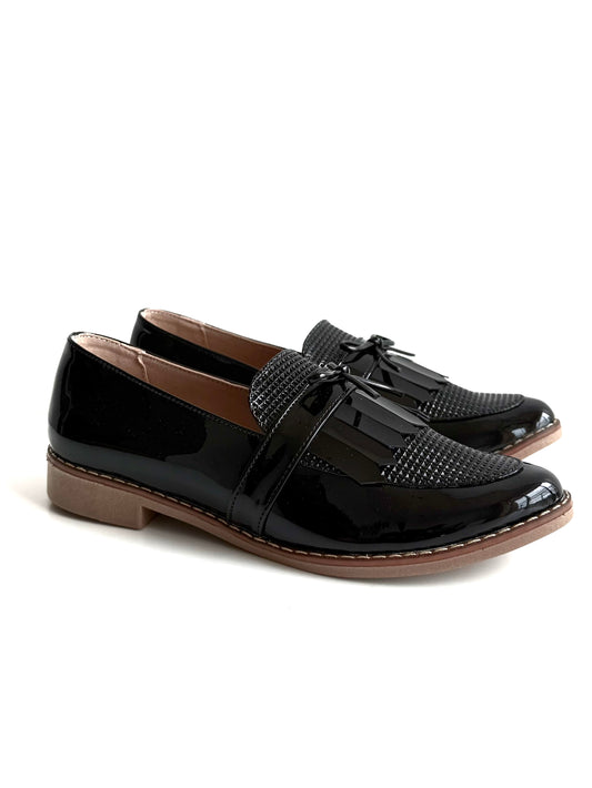 Mocasines Mary Negro