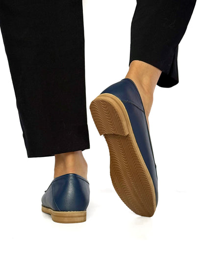 Mocasines Cleo Azul Oscuro