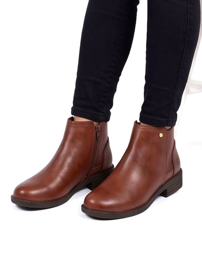 Botines Iria Coñac