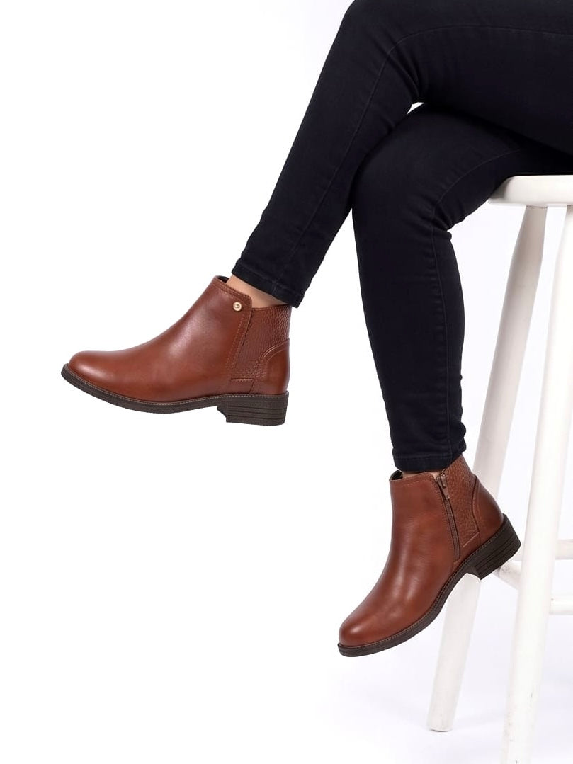 Botines Iria Coñac