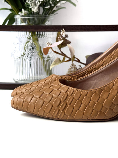 Tacones Ines 5 Camel