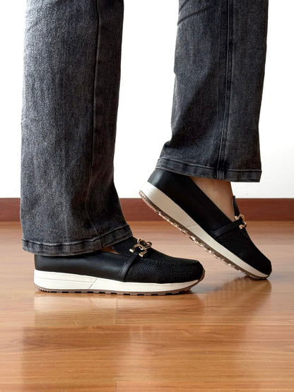 Mocasines Dana Negro