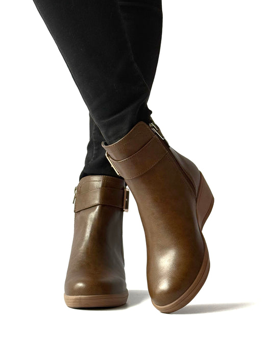 Botines Taw Almendra