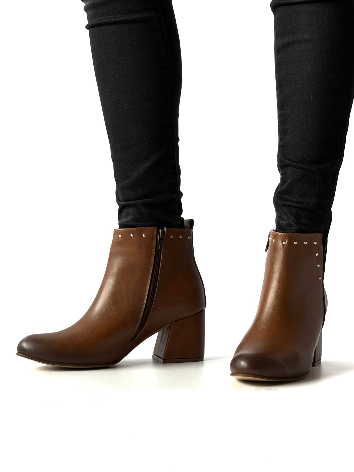 Botines Marie Canela